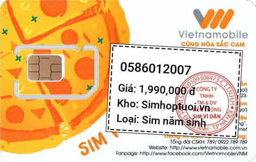 Sim 0586012007 